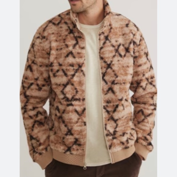 Marine Layer Other - Marine Layer NEW Mason Sherpa Full Zip Jacket Medium